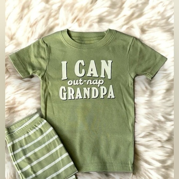 Carter’s “I Can Out-Nap Grandpa" tee shirt in 4T - Picture 1 of 3